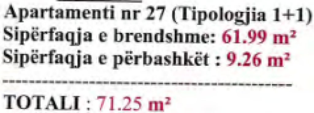 Shitet apartament 1+1 në Sanel Rezidence, Paskuqan