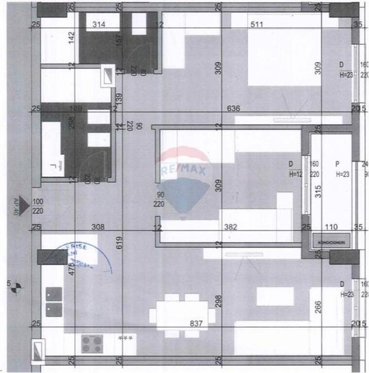 Shitet Apartament 2+2 – Bulevardi “Bajram Curri”