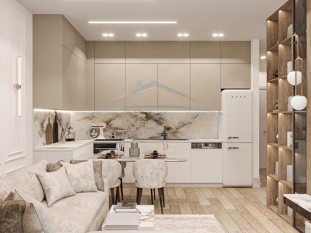 Rent, Apartment 1+1+Parking space, near Air Albania, Tirana.