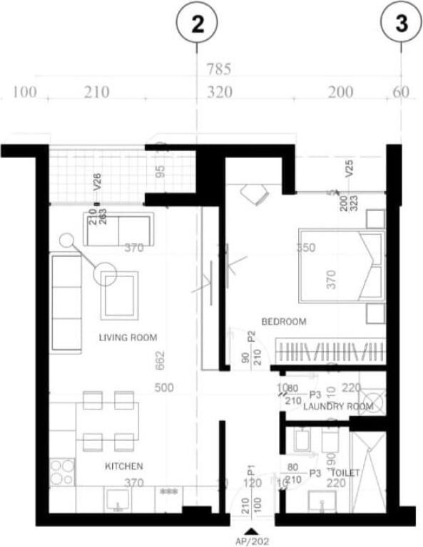 SHITET APARTAMENT 1+1 PORTA E TIRANES SAUK 129.600  €