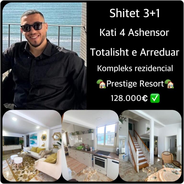 🏡 FOR SALE 3+1  📍Prestige Resort very close to the sea  💰 Price: 128,000€