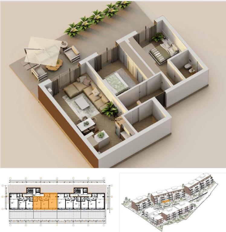 SHITET APARTAMENT 2+1+2 TEG 283.800 EURO