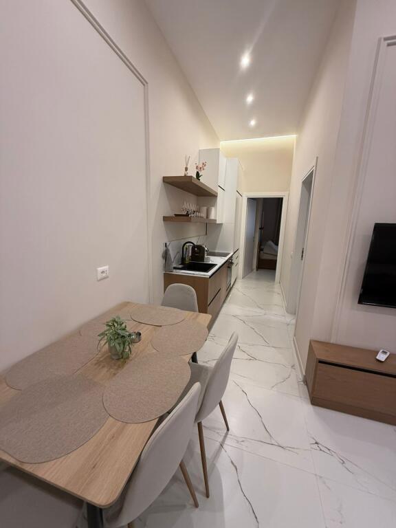2+1, furnished for the first time, at Donika Center, Durres street, price 1200 euros