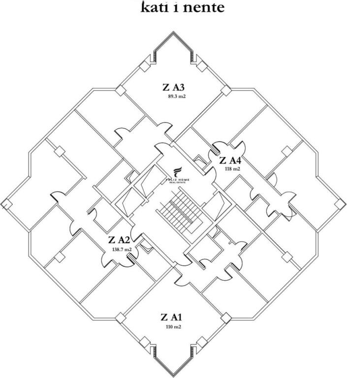 OFFICE FOR RENT 248.7 M2 BLLOK 4950 EURO
