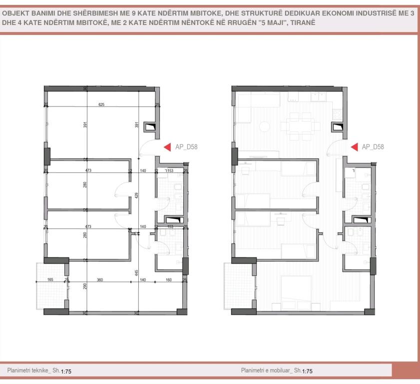 Appartamento 3+1 in vendita, Via 5 Maji, Tirana