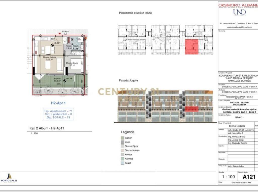 SHESIM APARTAMENT 1+1+DEPO TEK PORTO LALZI ! 158,000 €