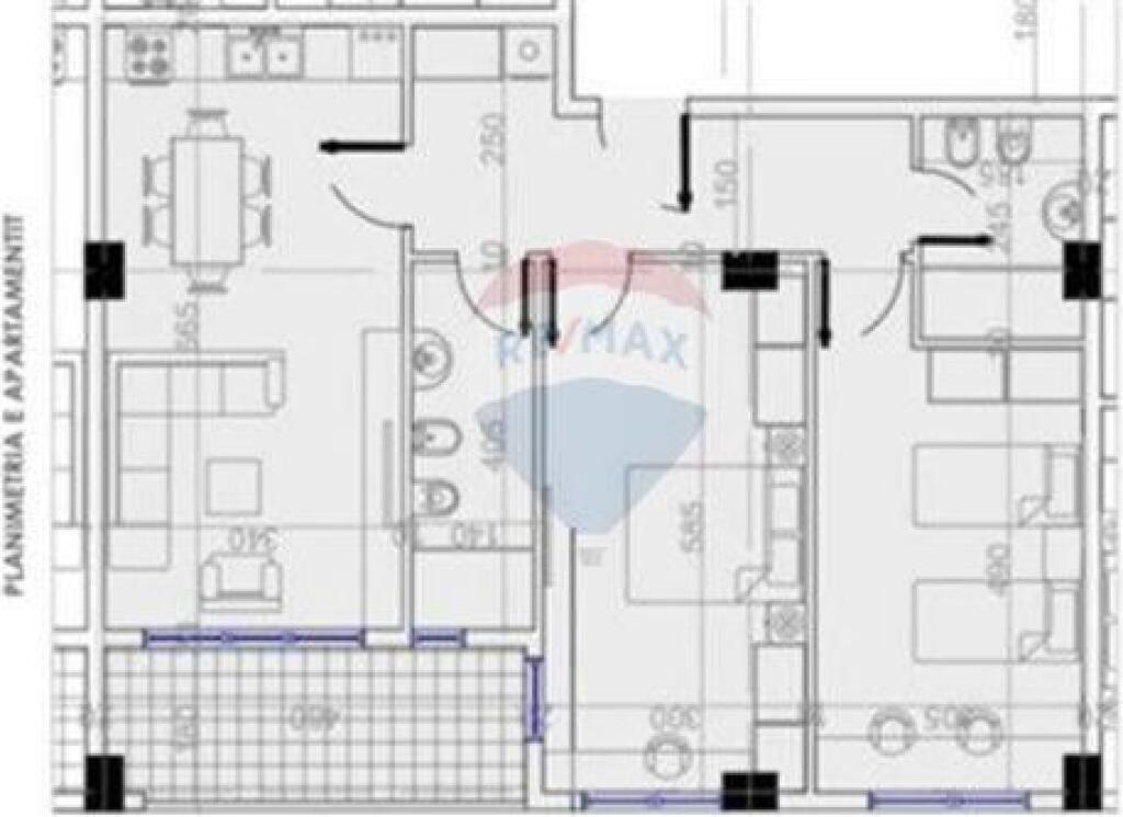 Apartament 2+1 ne shitje prane Bulevardit te Ri!!