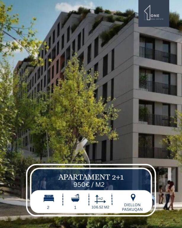 Apartamente 3+1/2+1/1+1/Dublekse per shitje Diellon