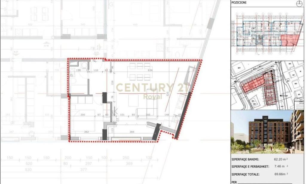Appartamento 1+1 in Vendita vicino a Bulevardi i Ri, Tirana - 140000€ | 69.66 m²