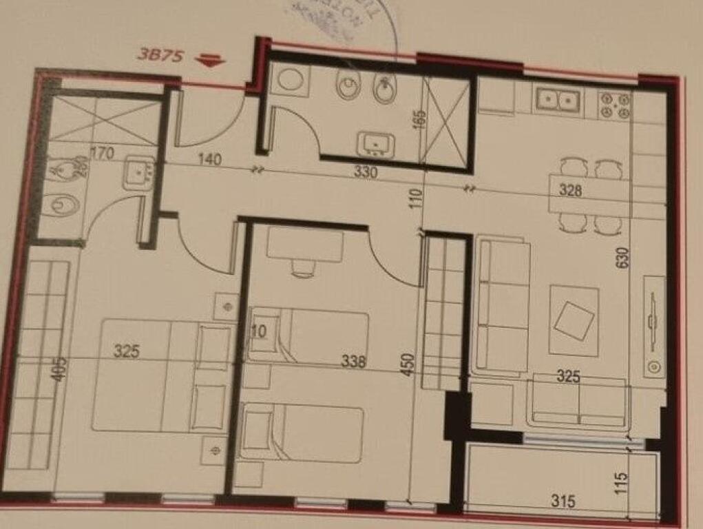 Apartament Ne Shitje 2+1 Tek Univers City (ID B120748) Tirane