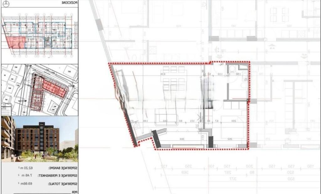 Appartamento 1+1 In Vendita vicino al Nuovo Boulevard, Tirana - 140000€