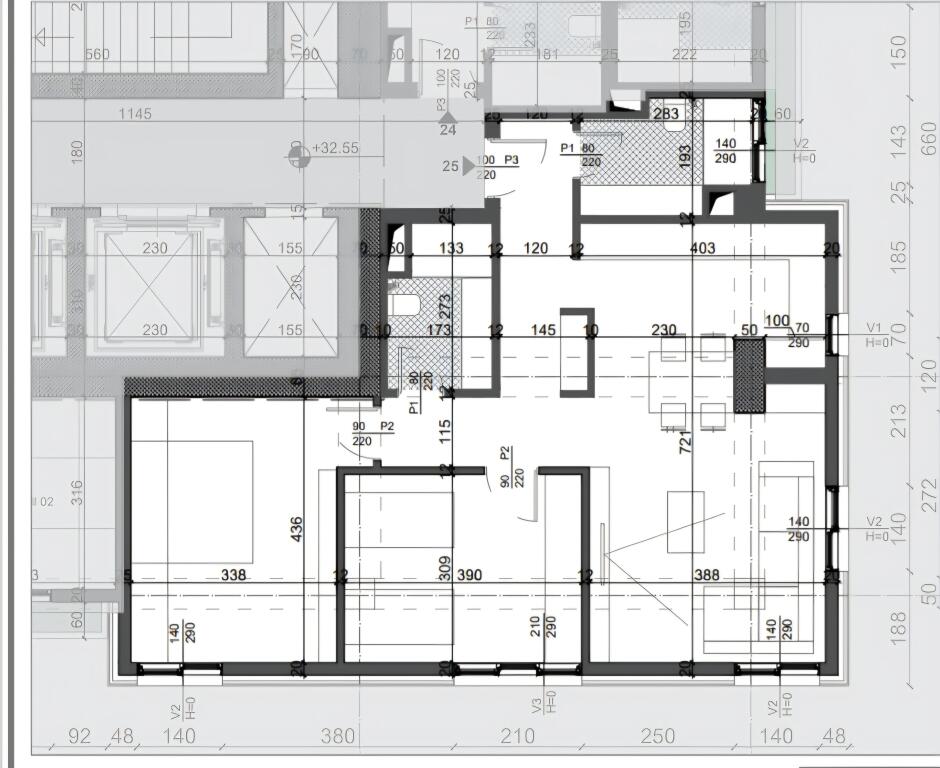 Shitet apartament 2+1 në “Grey Moon Tower” – prane sheshit Willson