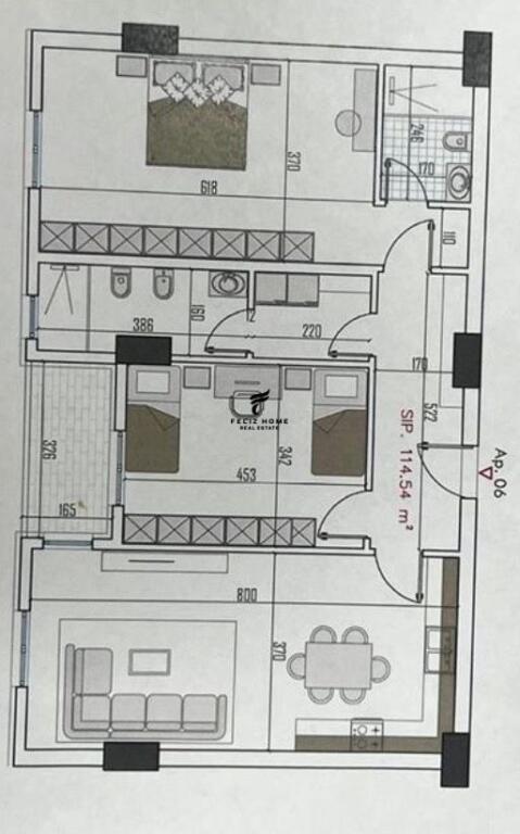 SHITET APARTAMENT 2+1 BABRRU 145.000 EURO