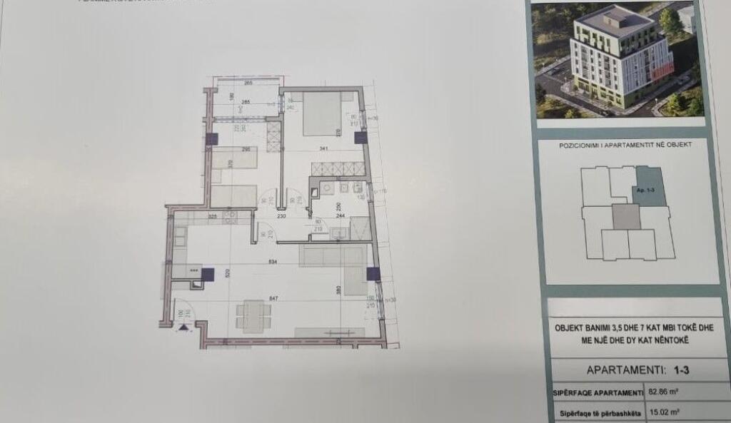 Apartment 2+1 For Sale in Paskuqan in Construction Phase