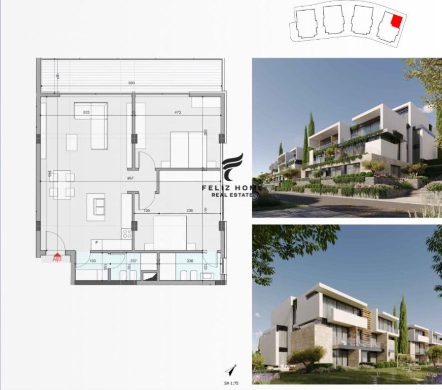 VENDESI APPARTAMENTO 2+1 FARKE 234.000 EURO