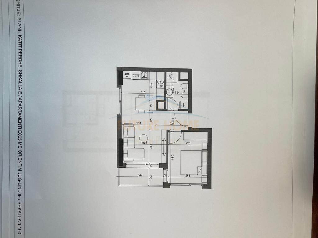 Shitet, Apartament 1+1, Paskuqan