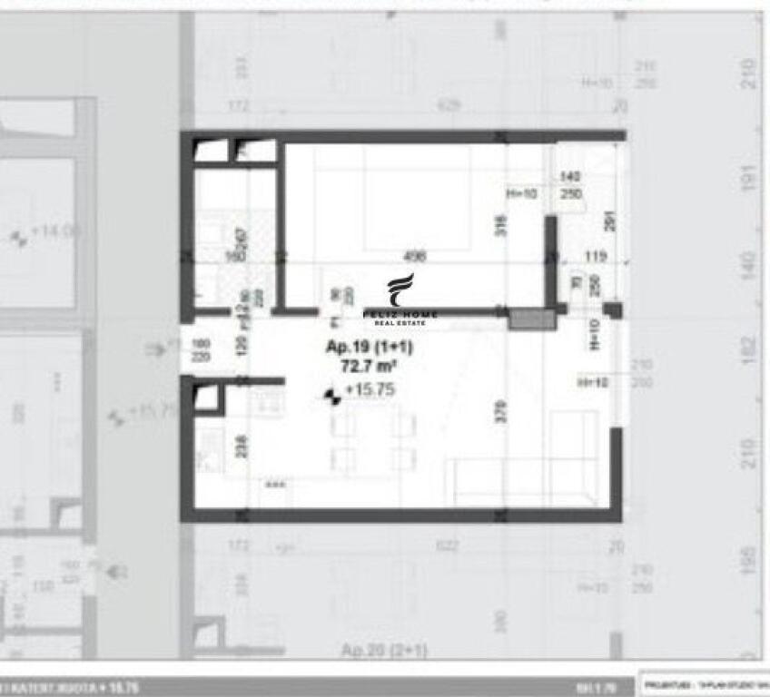 SHITET APARTAMENT 1+1 FUSHA E AVIACIONIT 114.000 EURO