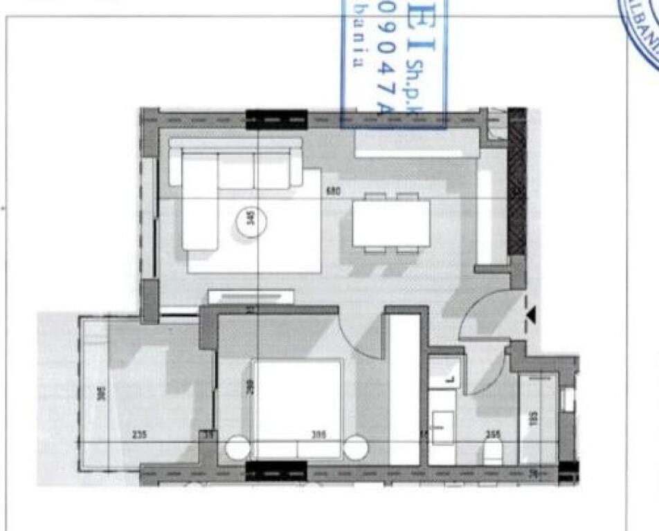 Appartamento 1+1 in Vendita Vicino a 5 Maji
