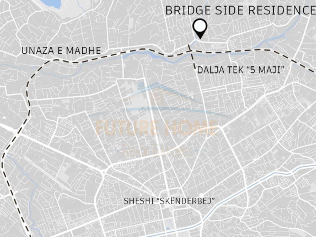 For sale, Apartment 2+1+2 +Parking Spot, Babrru "Bridge Side Residence", Tirana