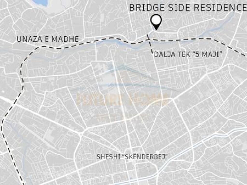 Shitet, Apartament 2+1+2+ Post Parkim, Babrru "Bridge Side Residence", Tiranë