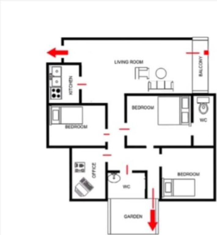 In vendita, Appartamento 2+1, Complesso Malajziani, 105000 Euro.