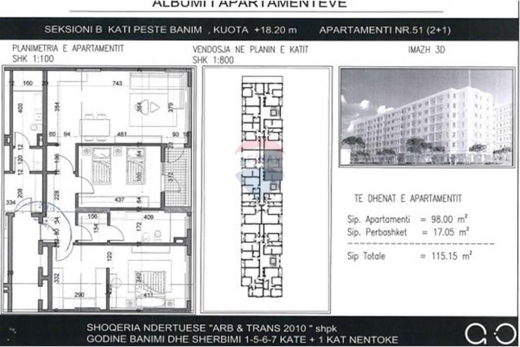 Apartment 2+1 For Sale, At Blu Boulevard Kamez