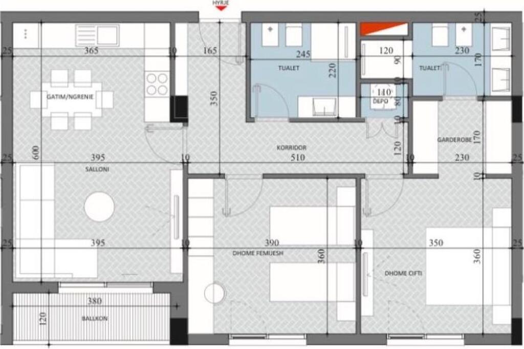 🏡Apartment 2+1+2+Storage with Wardrobe for Sale | 📍Diellon Residence 2