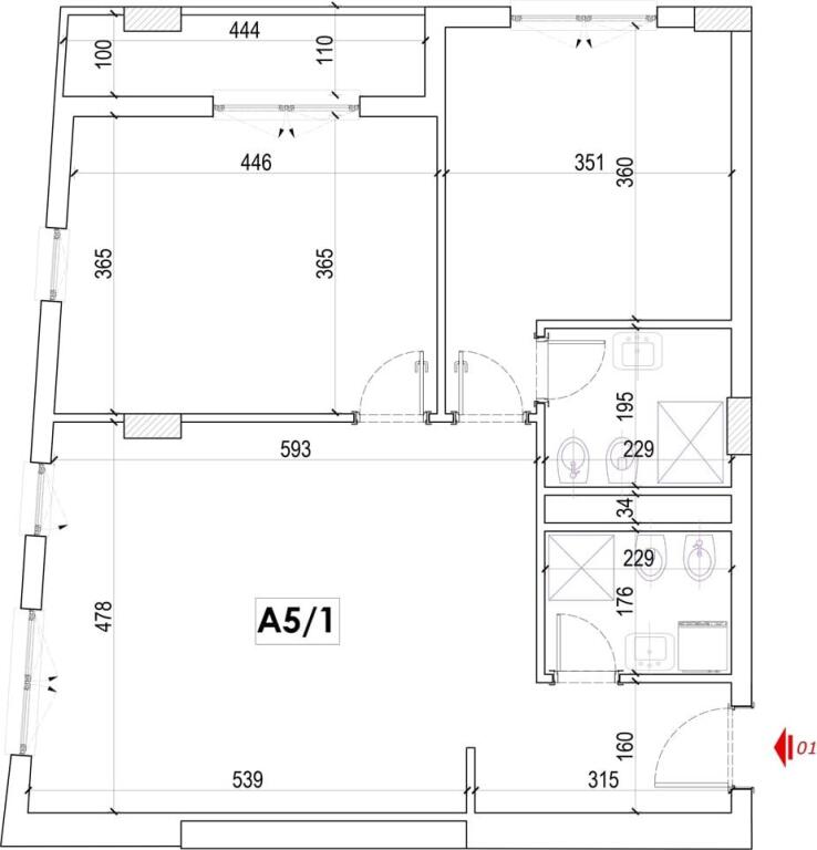 Shitje, Apartament 2+ 1, te Ali Demi, Cmimi 142531 Euro