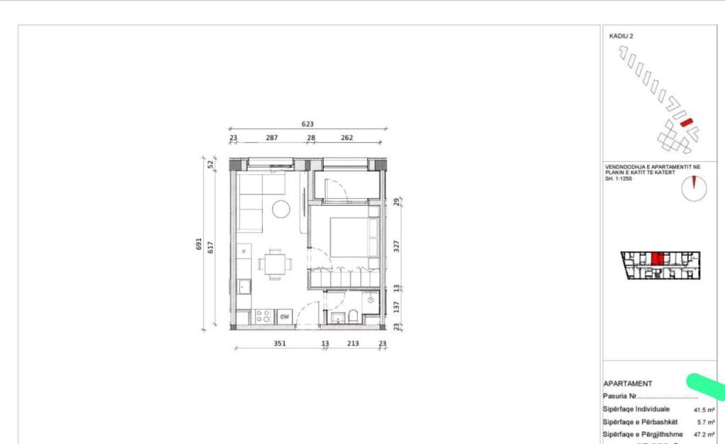 SELLING 1+1 APARTMENT AT ALI DEMI, PAYMENT IN INSTALLMENTS, BANK LOAN