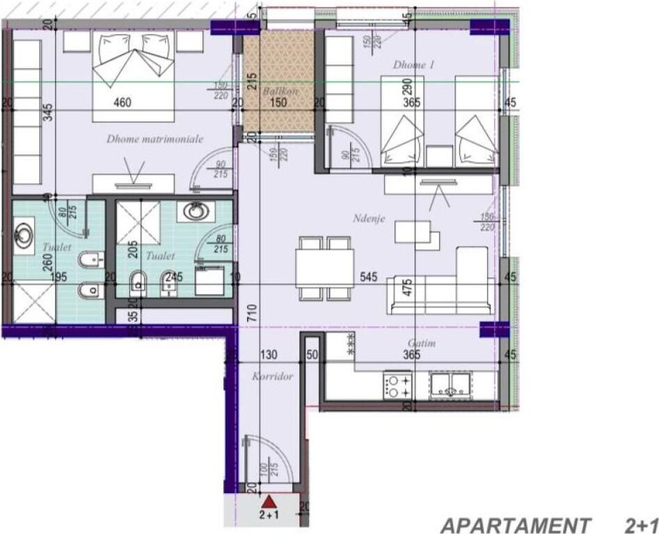 🏡Shitet Apartament 2+1+2 | 📍Ish Dogana, Tirana Entry 3