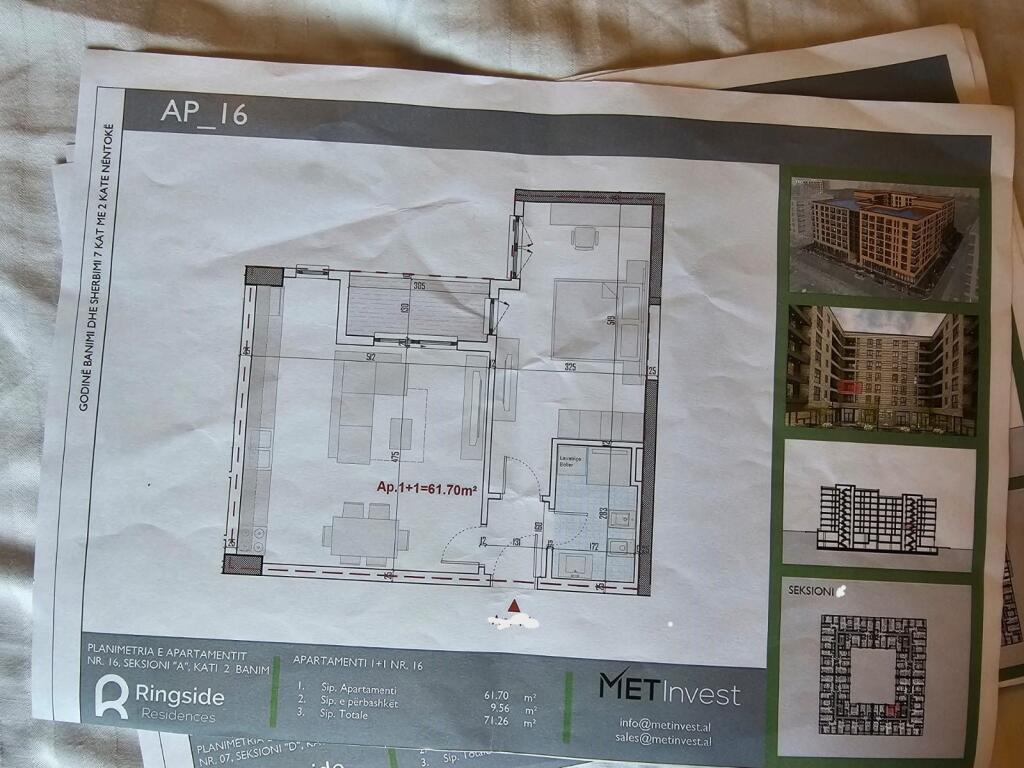 Apartment 1+1 in Paskuqan