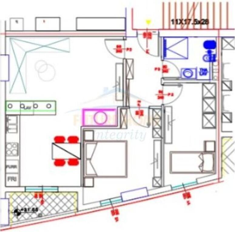 Shitet, Apartament 2+1, Ali Demi, Tiranë.