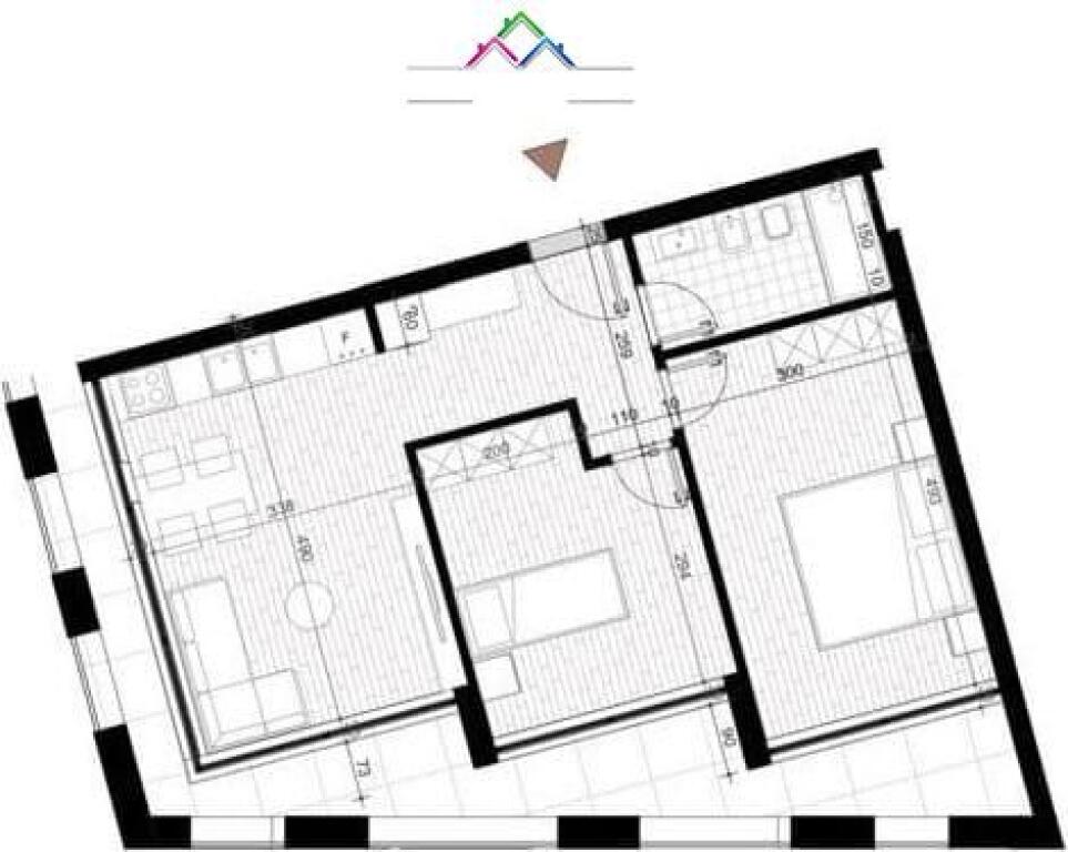 Appartamento in Vendita 2+1 Vicino al Nuovo Viale (ID B120750) Tirana