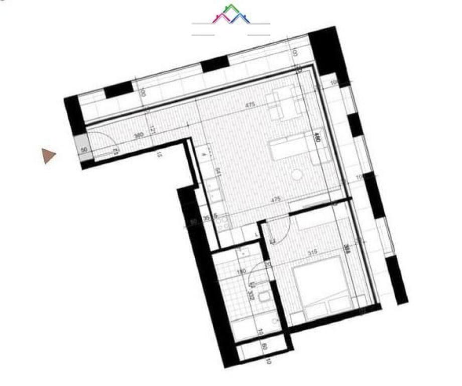 Apartament Per Shitje 1+1 Tek Bulevardi I Ri (ID B110499) Tirane