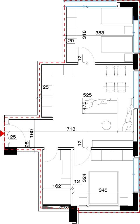 Shitje, Apartament 2+ 1, te Komuna e Parisit, Cmimi 320000 Euro