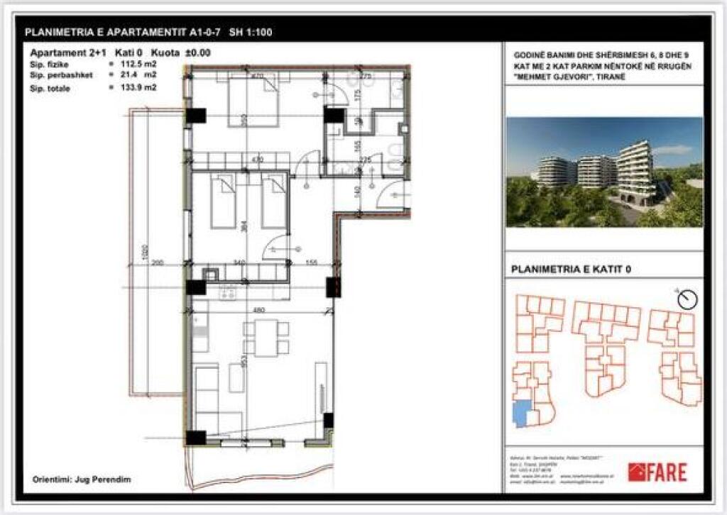 For sale 2+1, Aluna Complex