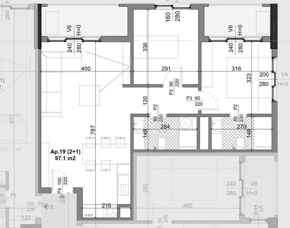 KAMEZ - SHITET APARTAMENT 2+1+2 ! 87,390 €