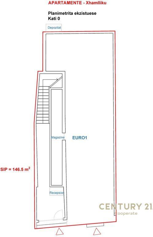WE SELL A 4-STORY COMMERCIAL BUILDING IN THE CENTER OF XHAMLLIK 1,360,000 €