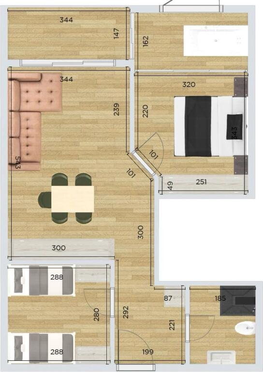 Apartment For Sale 2+1 in Vlore (ID BVL16) Tirane