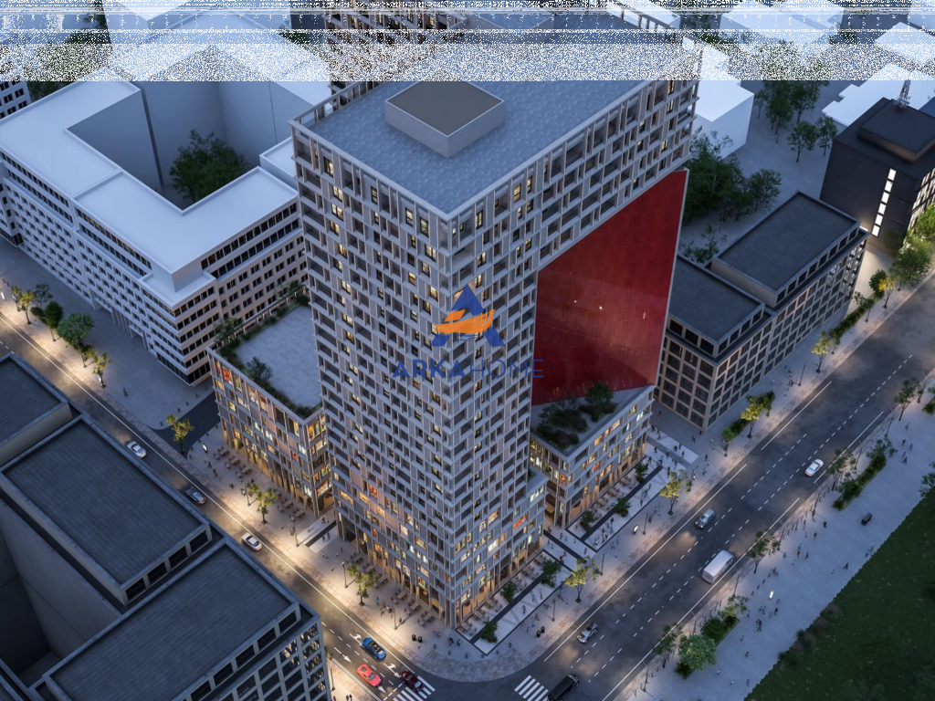 FOR SALE APARTMENT 1+1+BALCONY "ARTIFICIAL LAKE OF TIRANA, UNITED TOWERS OF TIRANA" (NEGOTIABLE PRICE)