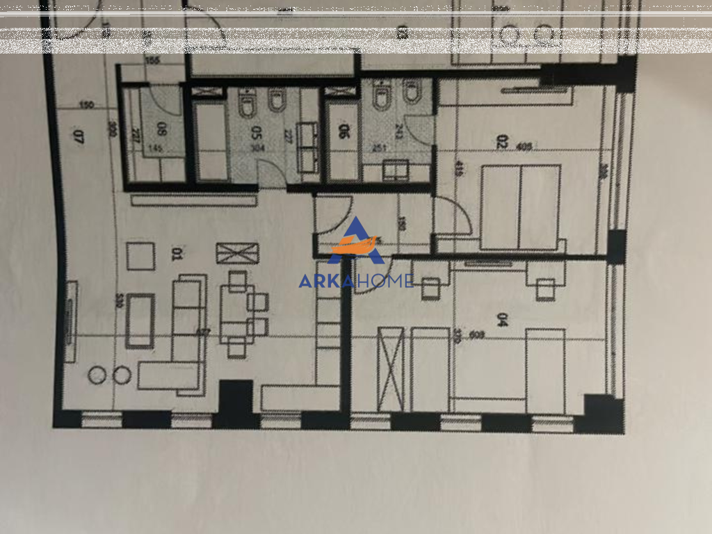 FOR SALE APARTMENT 3+1+2 "DOWNTOWN ONE , ELBASANIT STREET " (NEGOTIABLE PRICE)