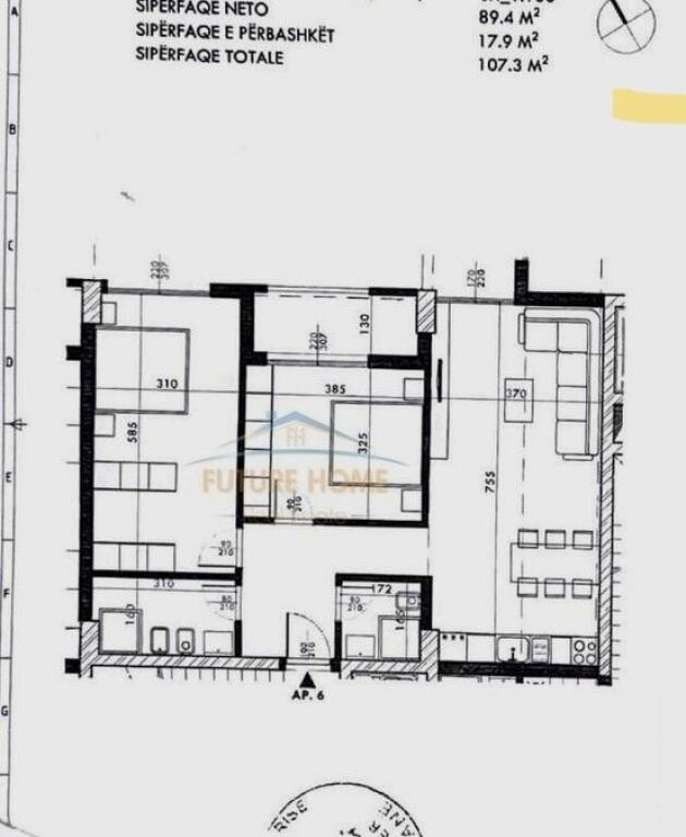 Shitet Apartament 2+1+2, Fusha e Aviacionit – Tiranë