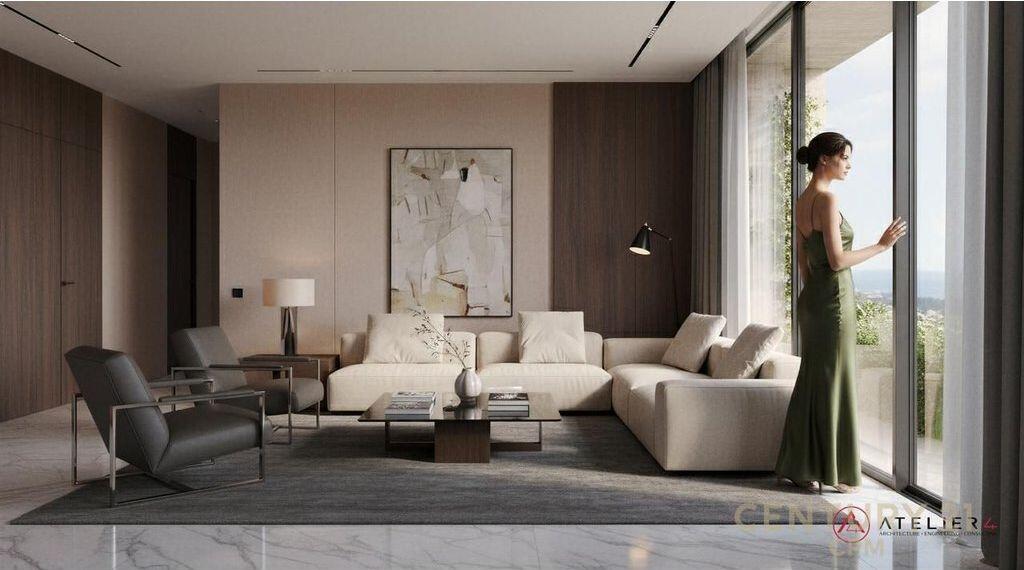 WE SELL SUPER APARTMENT 2+1+2 + YARD IN THE RESIDENCE "CRYSTAL LAKE", BY THE LAKE OF FARKË! 272,720 €