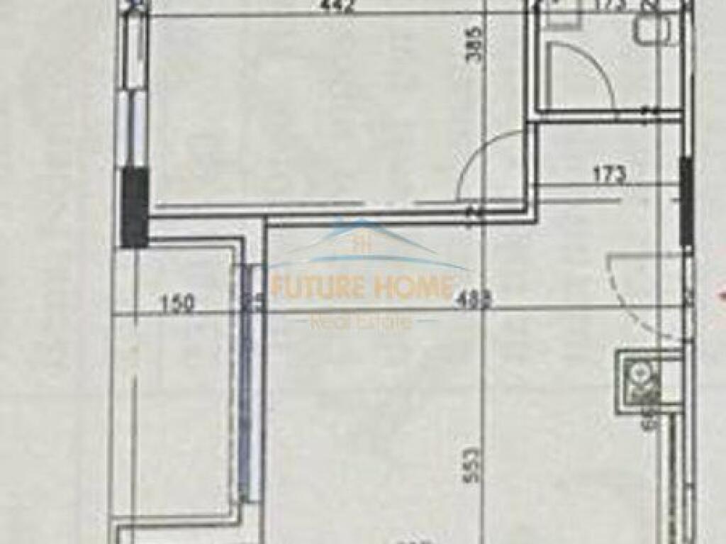 For sale, Apartment 1+1, New Boulevard, Tirana.