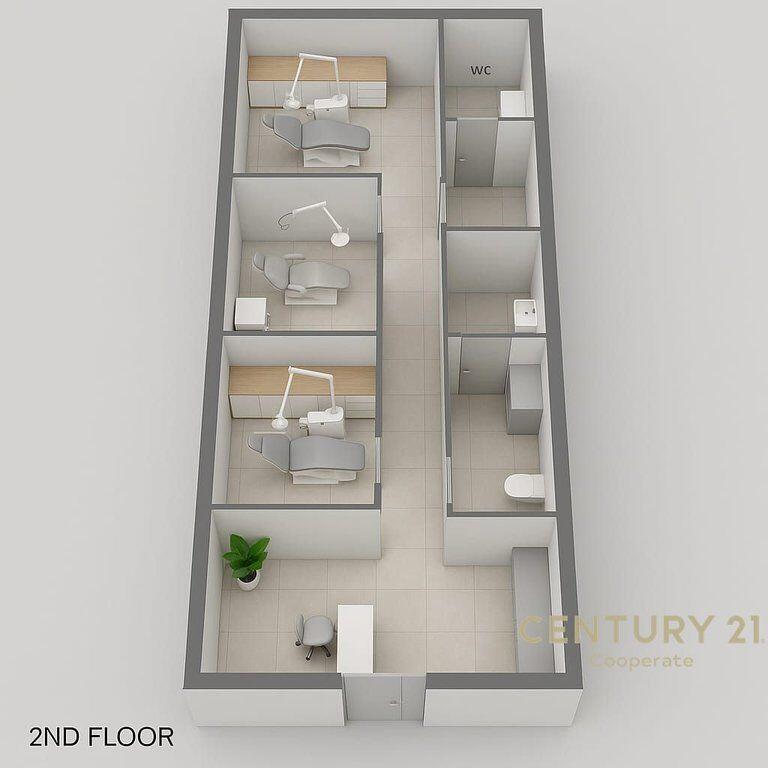 WE SELL A 4-STORY COMMERCIAL BUILDING IN THE CENTER OF XHAMLLIK 1,360,000 €