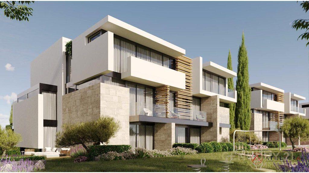 WE SELL SUPER APARTMENT 2+1+2 + YARD IN THE RESIDENCE "CRYSTAL LAKE", BY THE LAKE OF FARKË 285,765 €