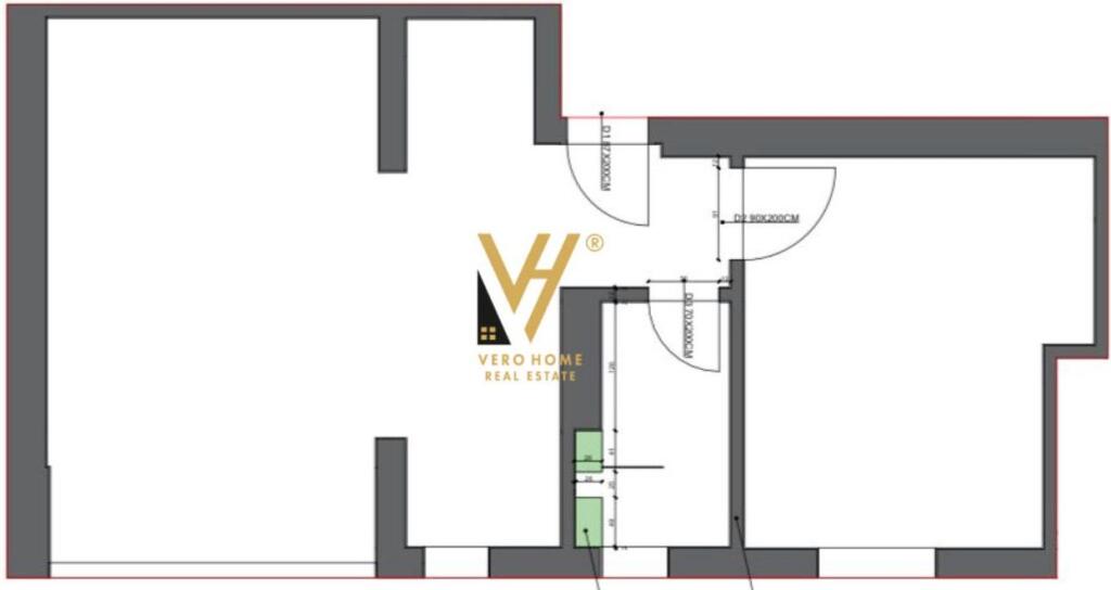 FOR SALE APARTMENT 1+1+BLK IN KOMBINAT 90,000 EURO