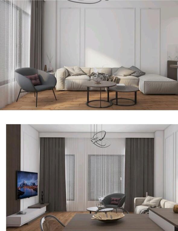 Appartamento 1+1 in vendita  Costruzione 2025  Dietro il Municipio  di Tirana