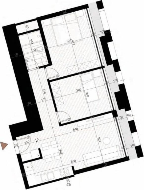 Apartament 2+1 për Shitje – Tirana New Boulevard Tower! 277,000 €