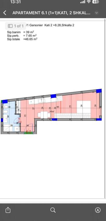 Garsionere per shitje tek rruga Ali Demi